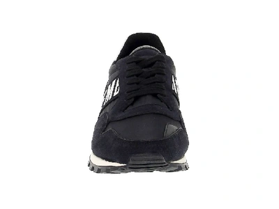 Shop Bikkembergs Men's Black Leather Sneakers