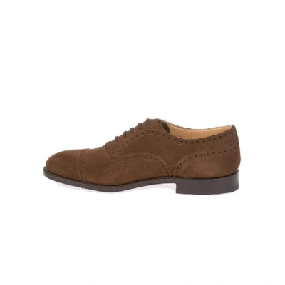 Shop Church's Men's Brown Suede Lace-up Shoes