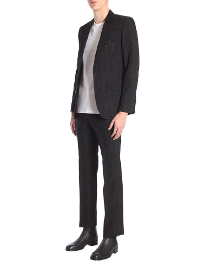 Shop Givenchy Men's Black Cotton Blazer