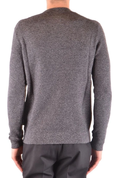 Shop Michael Kors Men's Grey Cotton Jumper