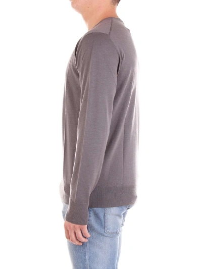 Shop Cruciani Men's Grey Wool Sweater