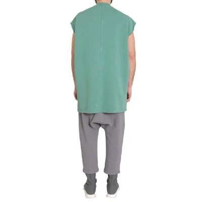 Shop Rick Owens Drkshdw Drkshdw By Rick Owens Men's Green Cotton Tank Top