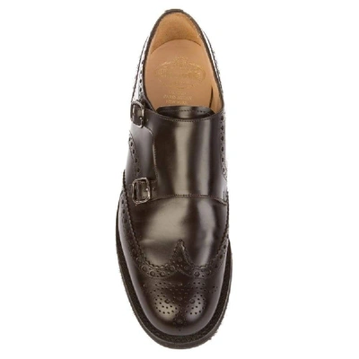 Shop Church's Men's Brown Leather Monk Strap Shoes