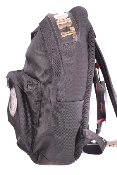 Shop Plein Sport Men's Black Polyamide Backpack
