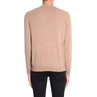 Shop Ballantyne Men's Brown Cashmere Sweater