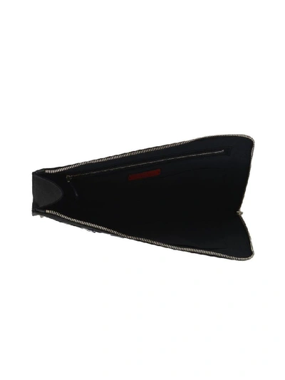 Shop Valentino Garavani Men's Black Fabric Pouch