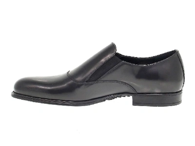 Shop Cesare Paciotti Men's Black Leather Monk Strap Shoes