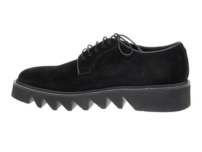 Shop Cesare Paciotti Men's Black Suede Lace-up Shoes