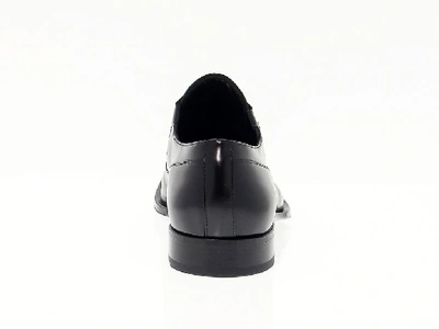 Shop Cesare Paciotti Men's Black Leather Lace-up Shoes