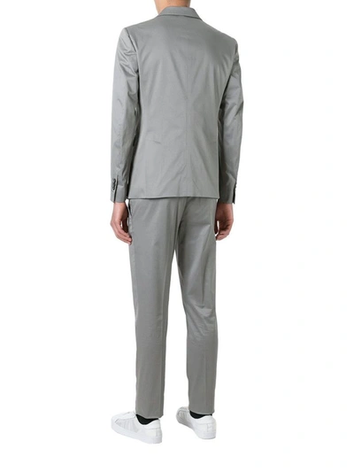Shop Dsquared2 Men's Grey Cotton Suit