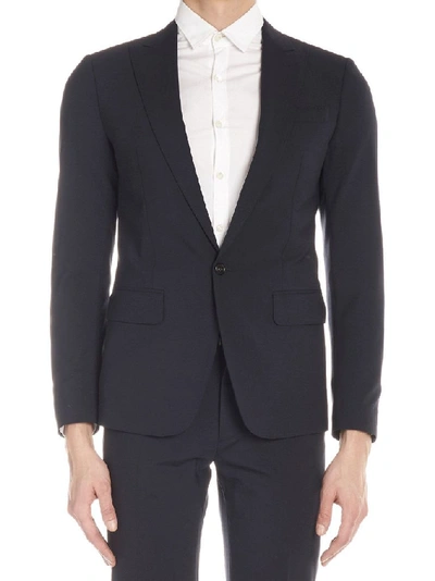 Shop Dsquared2 Men's Blue Wool Suit