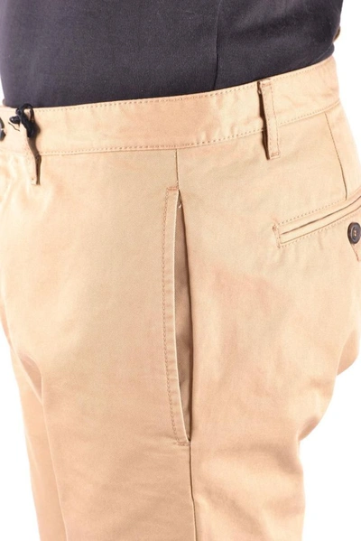 Shop Dsquared2 Men's Beige Cotton Pants