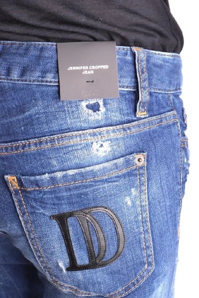 Shop Dsquared2 Men's Blue Cotton Jeans