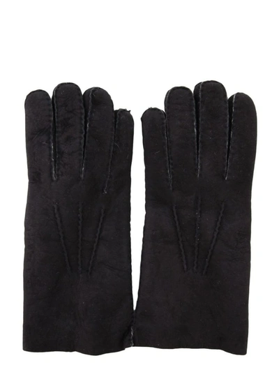 Shop Sermoneta Gloves Men's Brown Leather Gloves