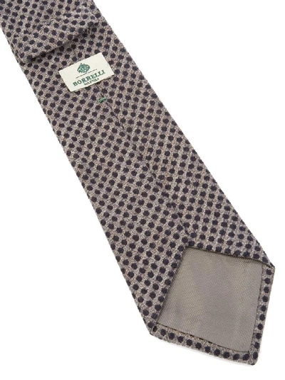 Shop Luigi Borrelli Men's Brown Wool Tie