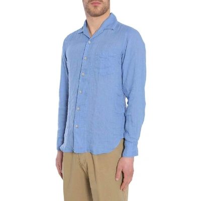 Shop The Gigi Men's Light Blue Linen Shirt
