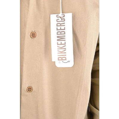 Shop Bikkembergs Men's Brown Cotton Shirt