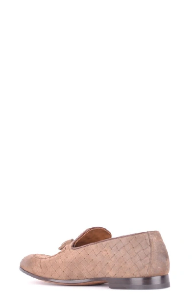 Shop Doucal's Men's Brown Leather Loafers
