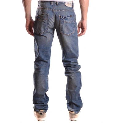 Shop Bikkembergs Men's Blue Cotton Jeans
