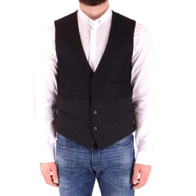 Shop Antony Morato Men's Black Polyester Vest