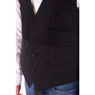 Shop Antony Morato Men's Black Polyester Vest