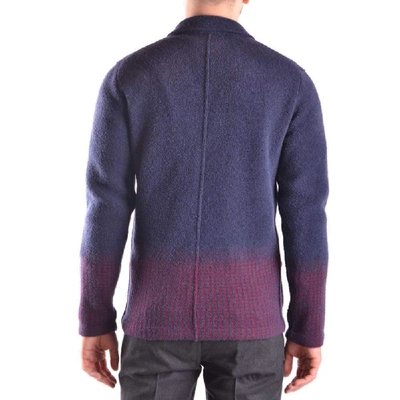 Shop Altea Men's Blue Wool Blazer