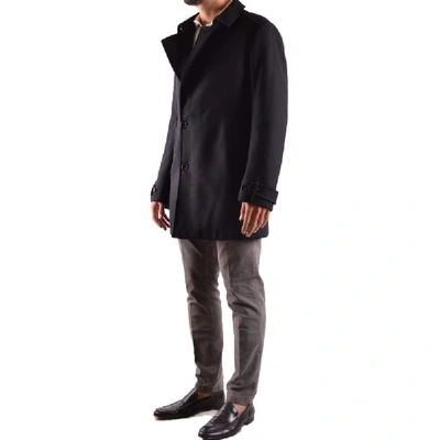 Shop Allegri Men's Black Wool Coat