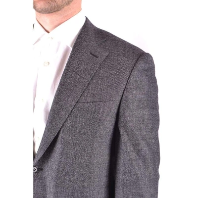 Shop Canali Men's Grey Wool Suit