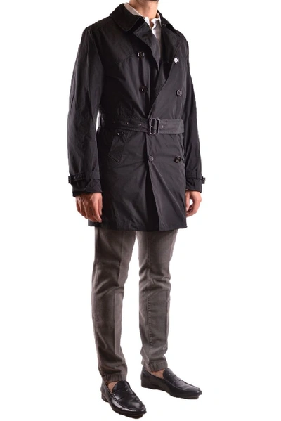 Shop Allegri Men's Black Polyester Trench Coat