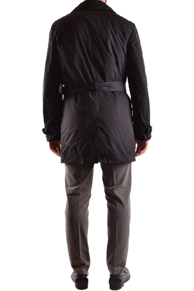 Shop Allegri Men's Black Polyester Trench Coat