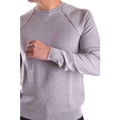 Shop Paolo Pecora Men's Grey Wool Sweater