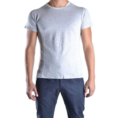Shop Yohji Yamamoto Men's Grey Cotton T-shirt