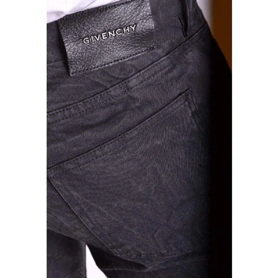 Shop Givenchy Men's Black Cotton Jeans
