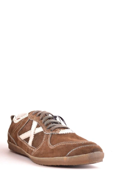 Shop Munich Men's Brown Suede Sneakers