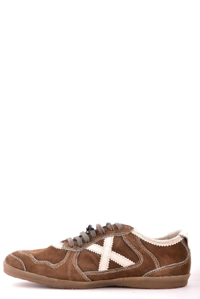 Shop Munich Men's Brown Suede Sneakers