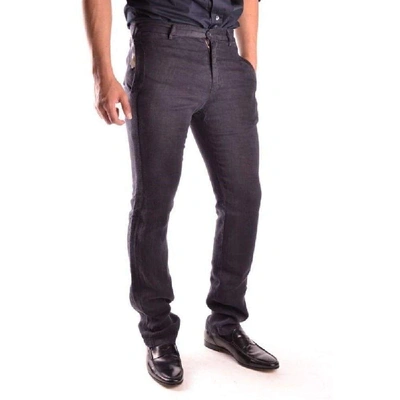 Shop Yohji Yamamoto Men's Black Linen Pants