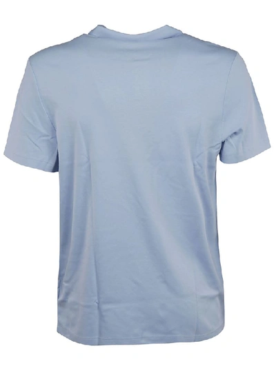 Shop Michael Michael Kors Michael Kors Men's Light Blue Cotton Polo Shirt