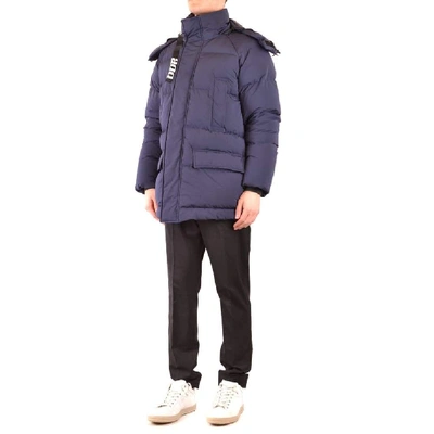 Shop Add Men's Blue Polyester Down Jacket