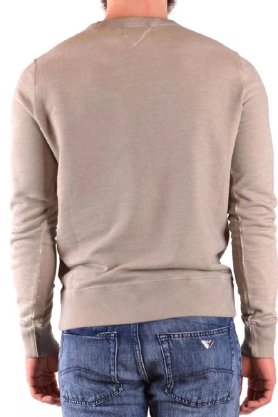Shop Dondup Men's Beige Cotton Sweatshirt