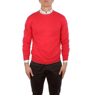 Shop Altea Men's Red Cotton Sweater