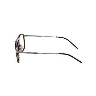 Shop Dior Men's Brown Metal Glasses