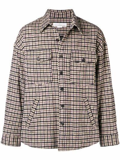 Shop Golden Goose Men's Multicolor Wool Shirt