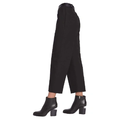 Shop Alexander Wang Women's Black Viscose Pants