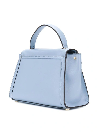 Shop Michael Kors Women's Light Blue Leather Handbag