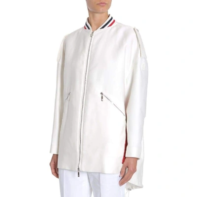 Shop Moncler Women's White Cotton Jacket