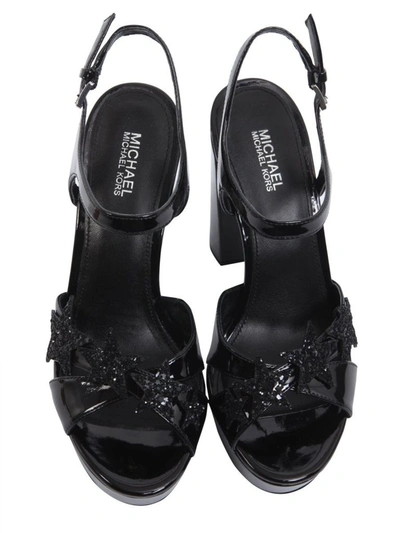 Shop Michael Michael Kors Michael Kors Women's Black Leather Sandals