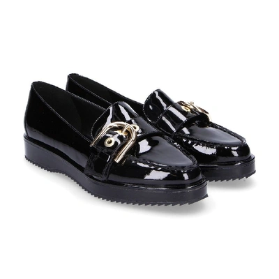 Shop Michael Kors Women's Black Patent Leather Loafers