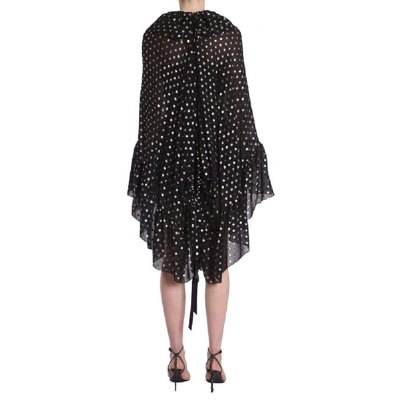 Shop Saint Laurent Women's Black Silk Trench Coat