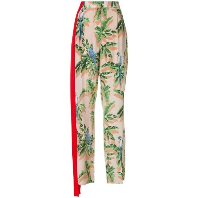 Shop Stella Mccartney Women's Pink Silk Pants