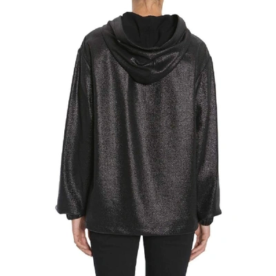Shop Saint Laurent Women's Black Wool Sweatshirt